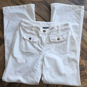 Vintage Y2K Style & Co. White Patch Pocket Bootcut Pants Sz 4